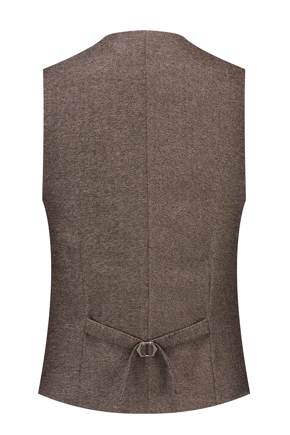 Castanho 3 Peças Terno Masculino Slim Fit Terno Padrinhos