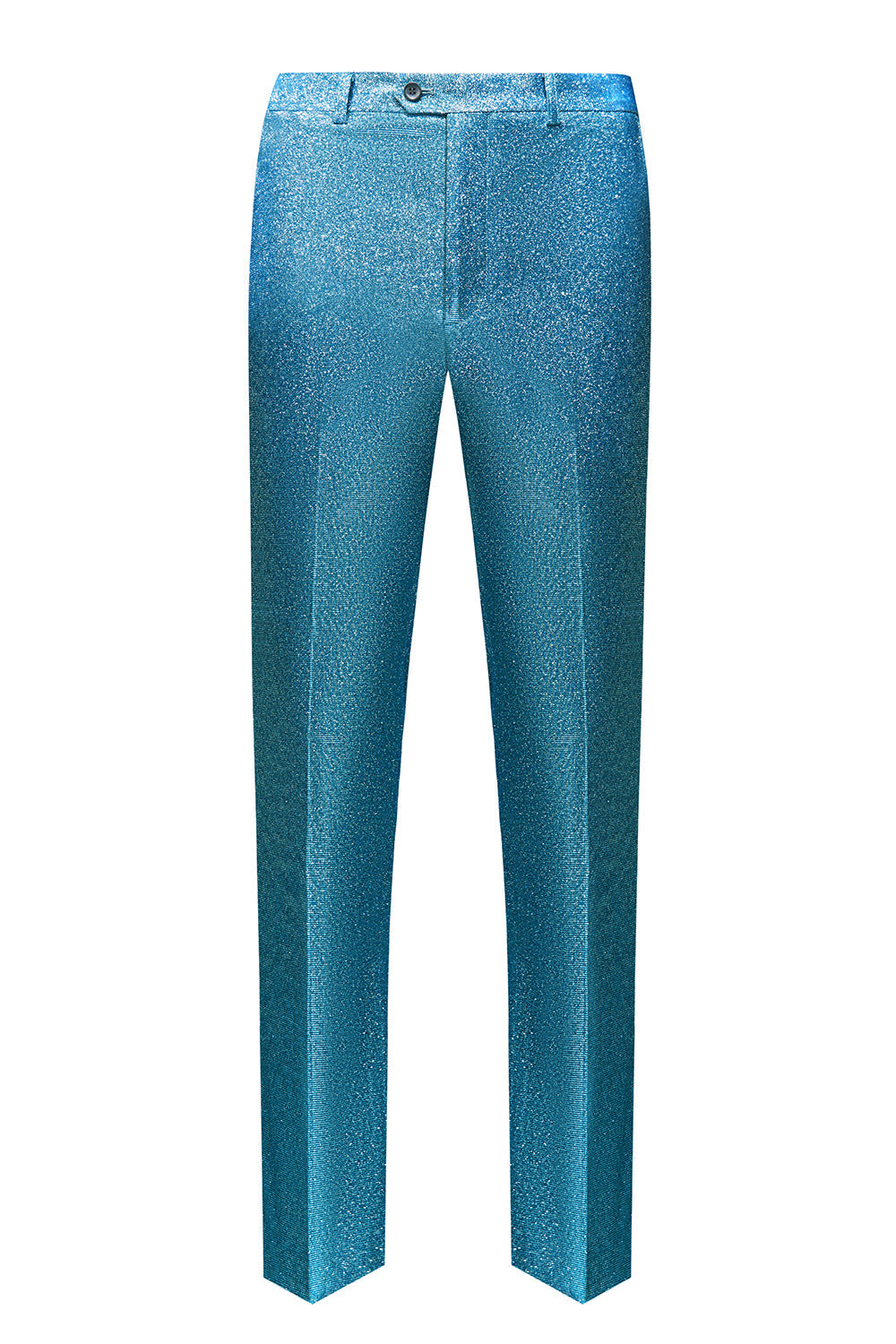 Sparkly Royal Blue Single Breasted 2 Peças Masculino Prom Terno