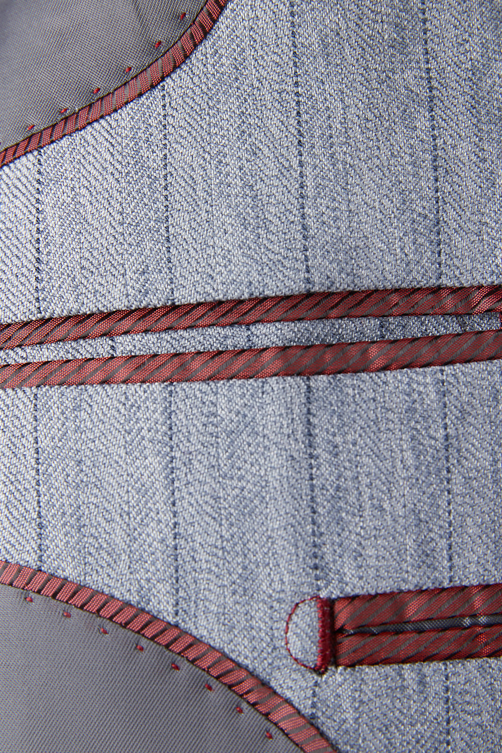 Cinzento 3 Peças Peak Lapel Fatos Masculinos