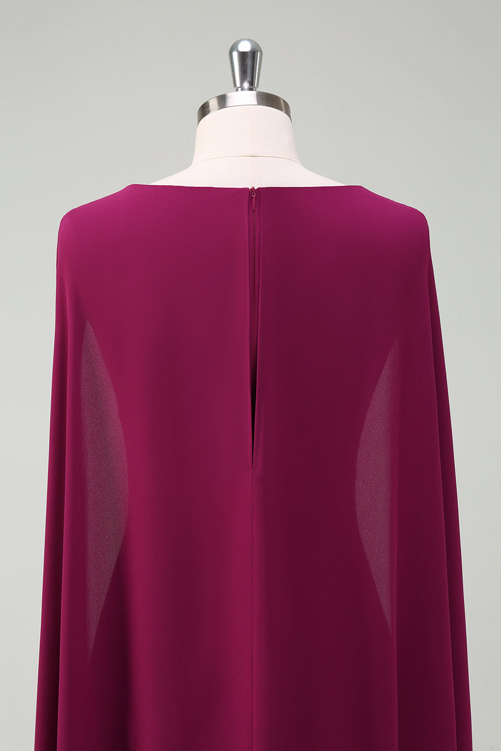 Vestido de festa de coquetel de coquetel de uva com cabo