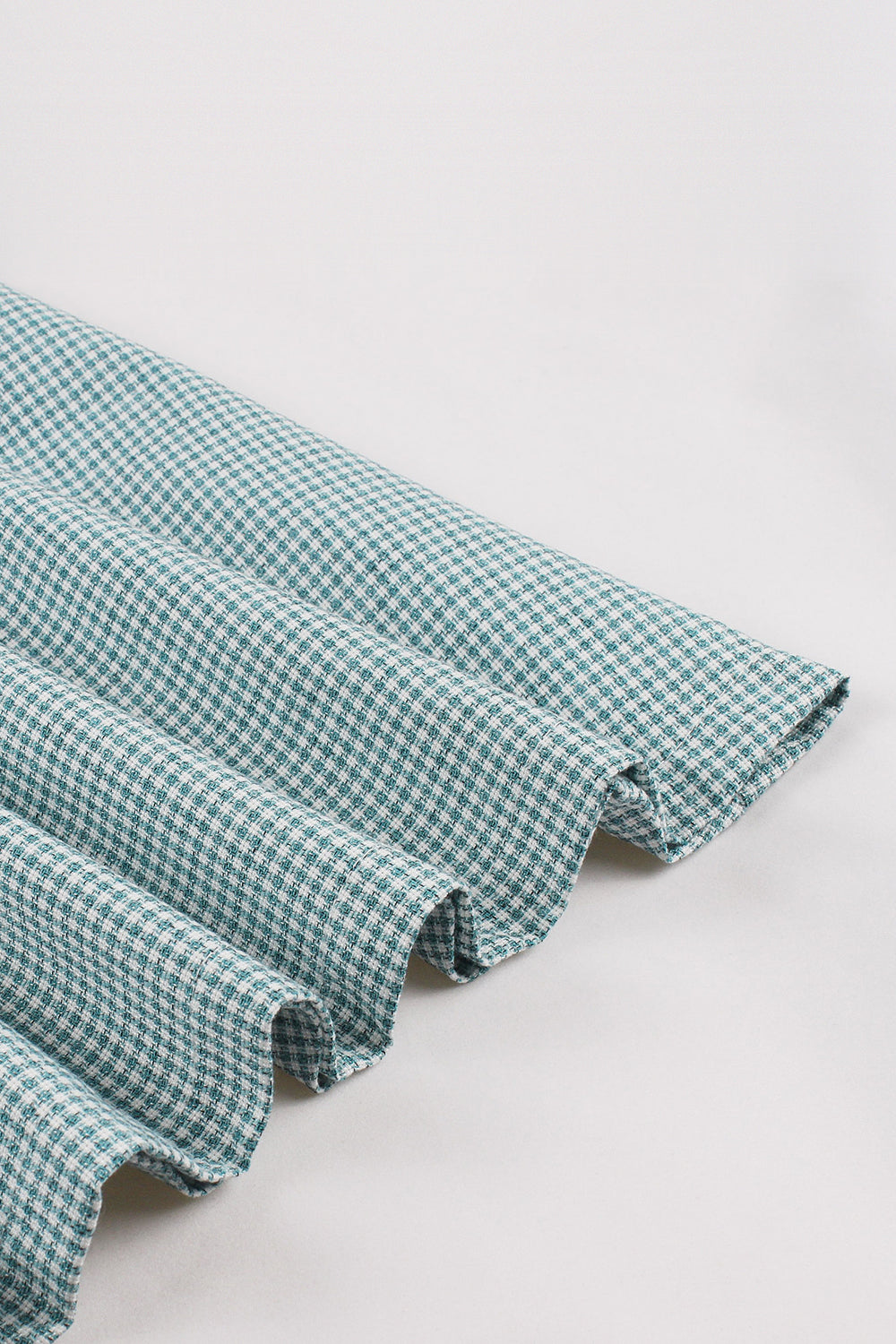 Verde xadrez sem mangas swing vestido dos anos 1950