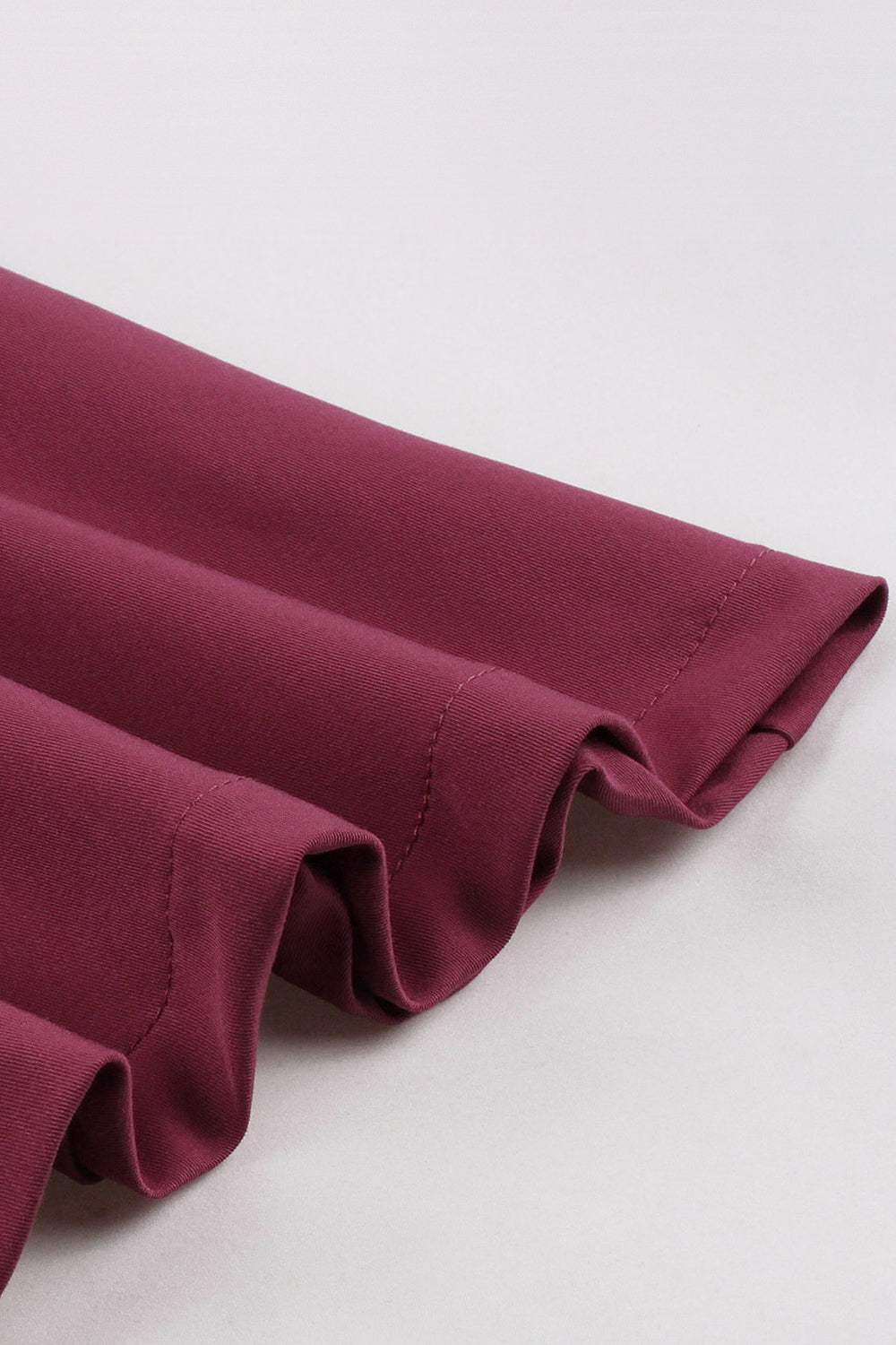 roxo vermelho xadrez mangas curtas swing vestido dos anos 1950