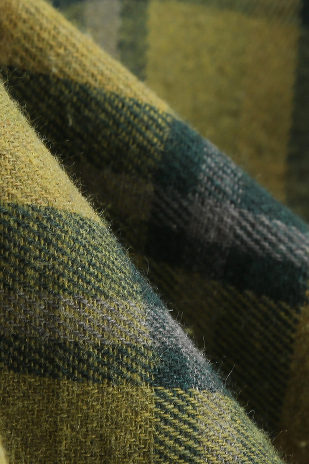 Off The Shoulder Green Grid Vestido Vintage dos anos 1950