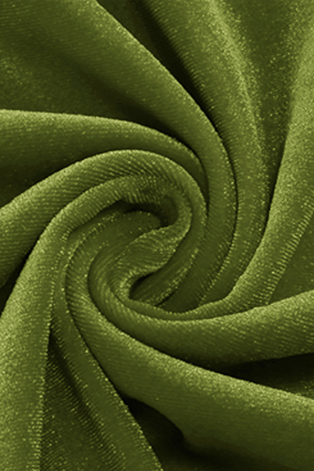 Amarelo V pescoço plissado mangas longas vestido 1950s