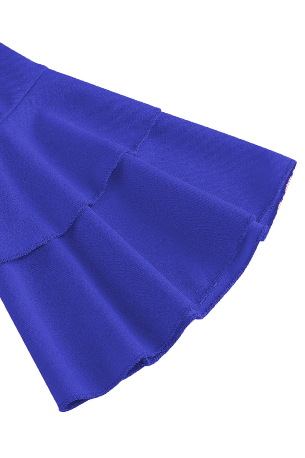 Damasco A-Line V-neck Meia Manga Midi Vestido dos anos 1950