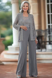 Bodycon cinza Laced Wedding Party macacão com casaco de renda