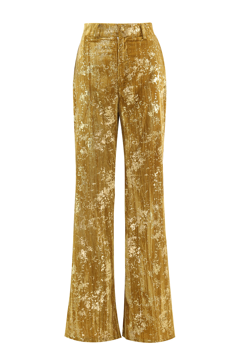 Sparkly amarelo pico lapela 2 peças mulheres ternos de baile com mangas