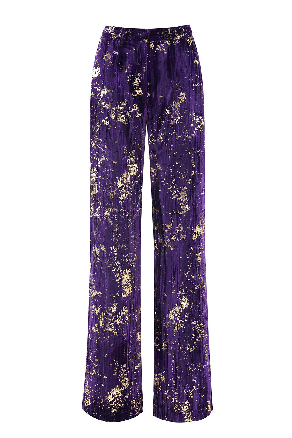 Roxo 2 Peça Notched Lapela Mulheres Prom Ternos com mangas