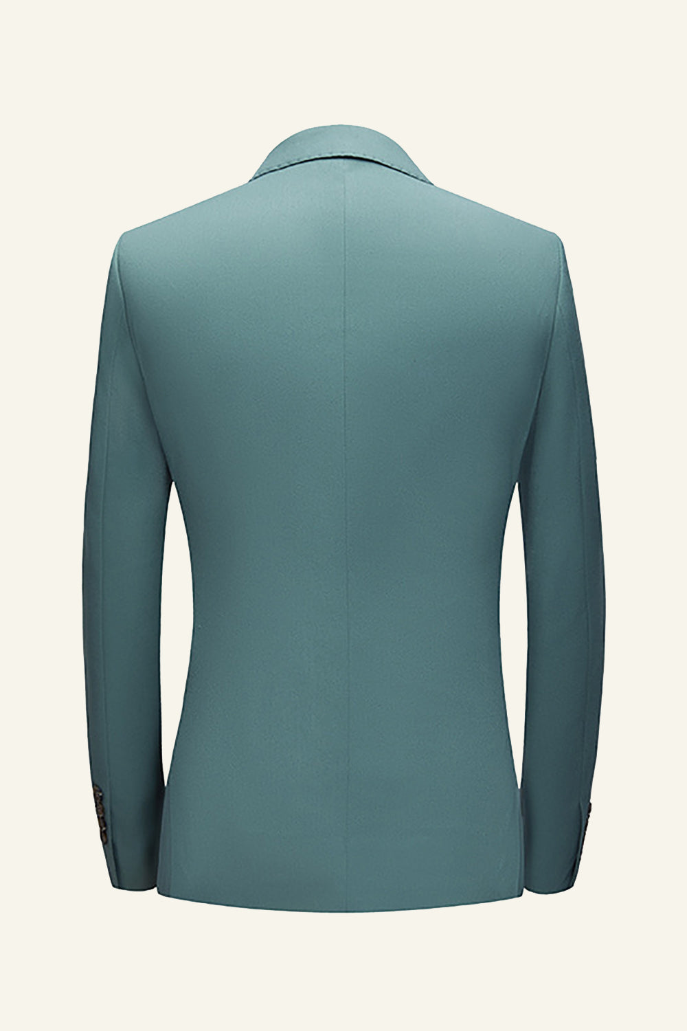 Menta 3 Peças Lapela Entalhada Fato de Festa