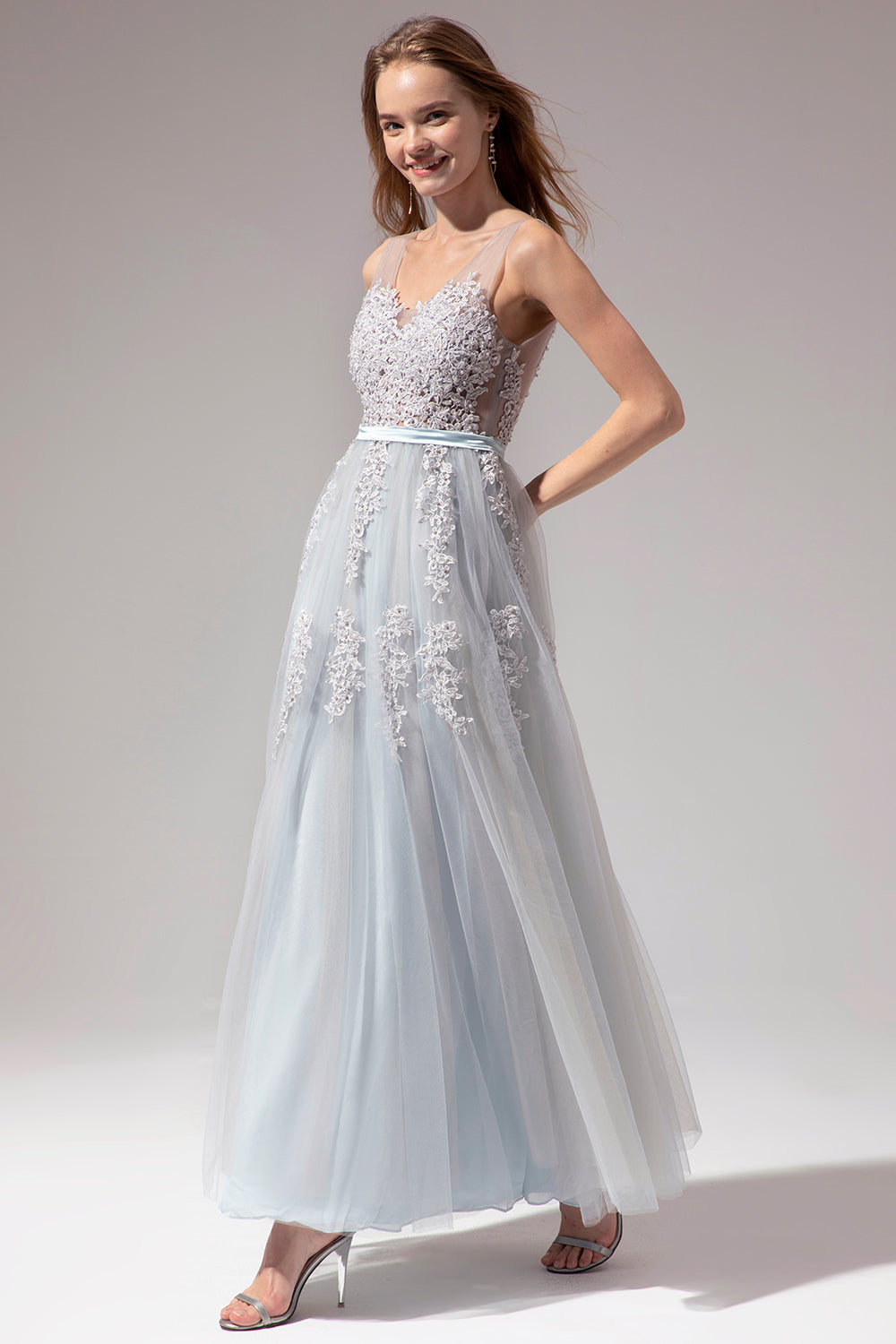 Vestido Cinza