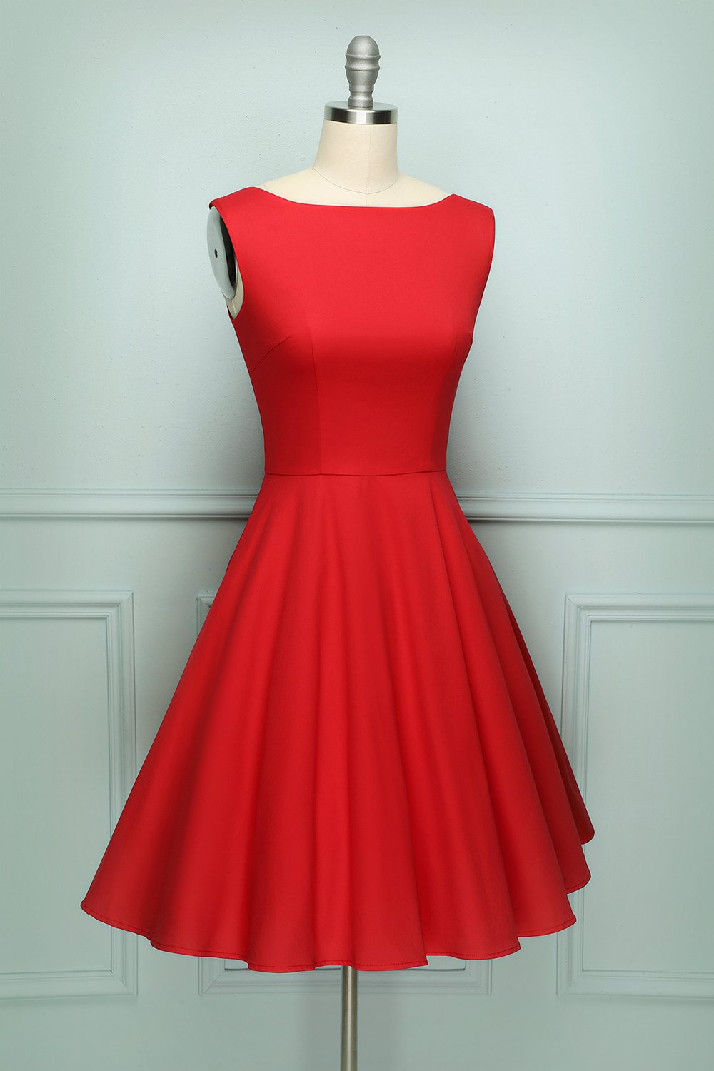 Vestido vintage sem mangas