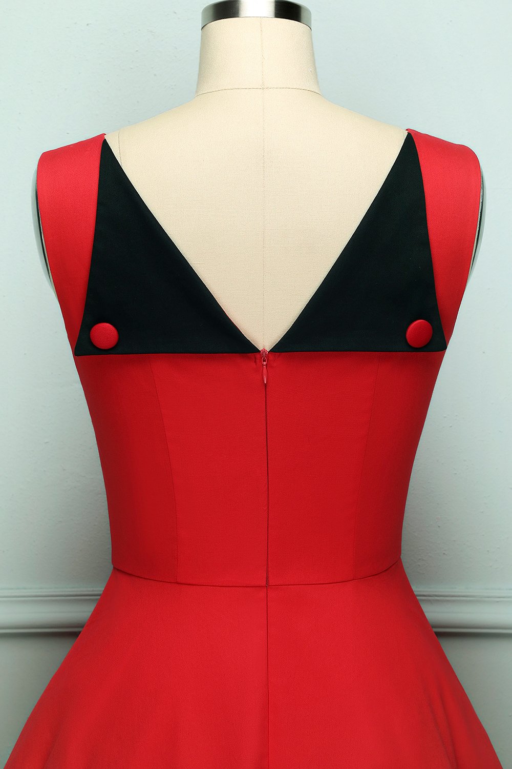 Vestido vintage sem mangas