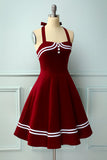 Vermelho escuro dos anos