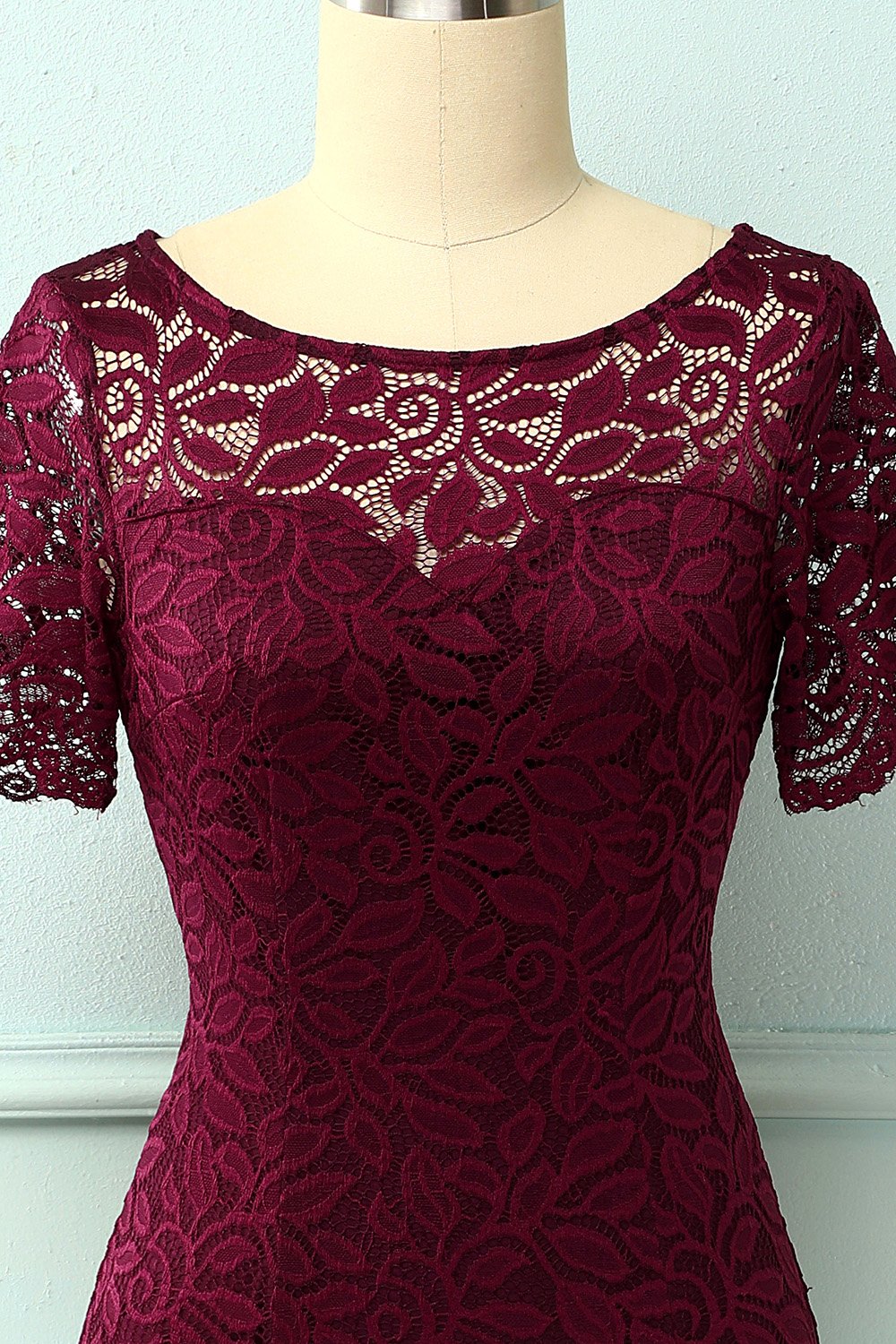 Vestido Borgonha Bodycon