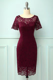 Vestido Borgonha Bodycon