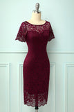Vestido Borgonha Bodycon