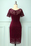 Vestido Borgonha Bodycon