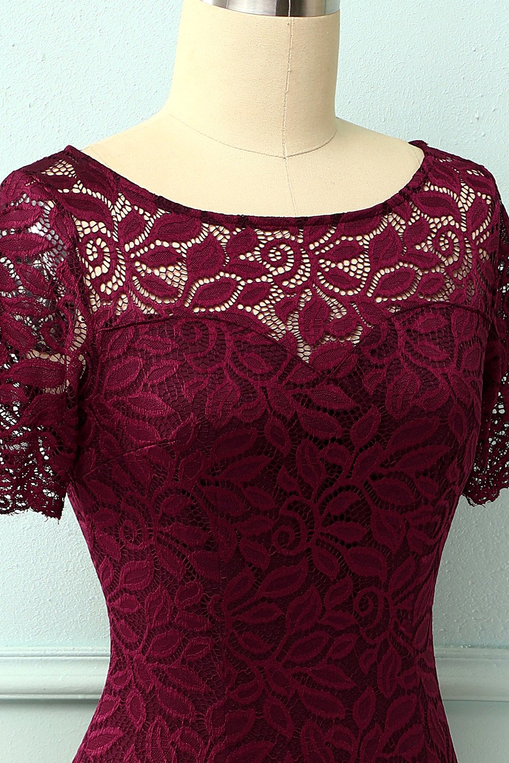 Vestido Borgonha Bodycon