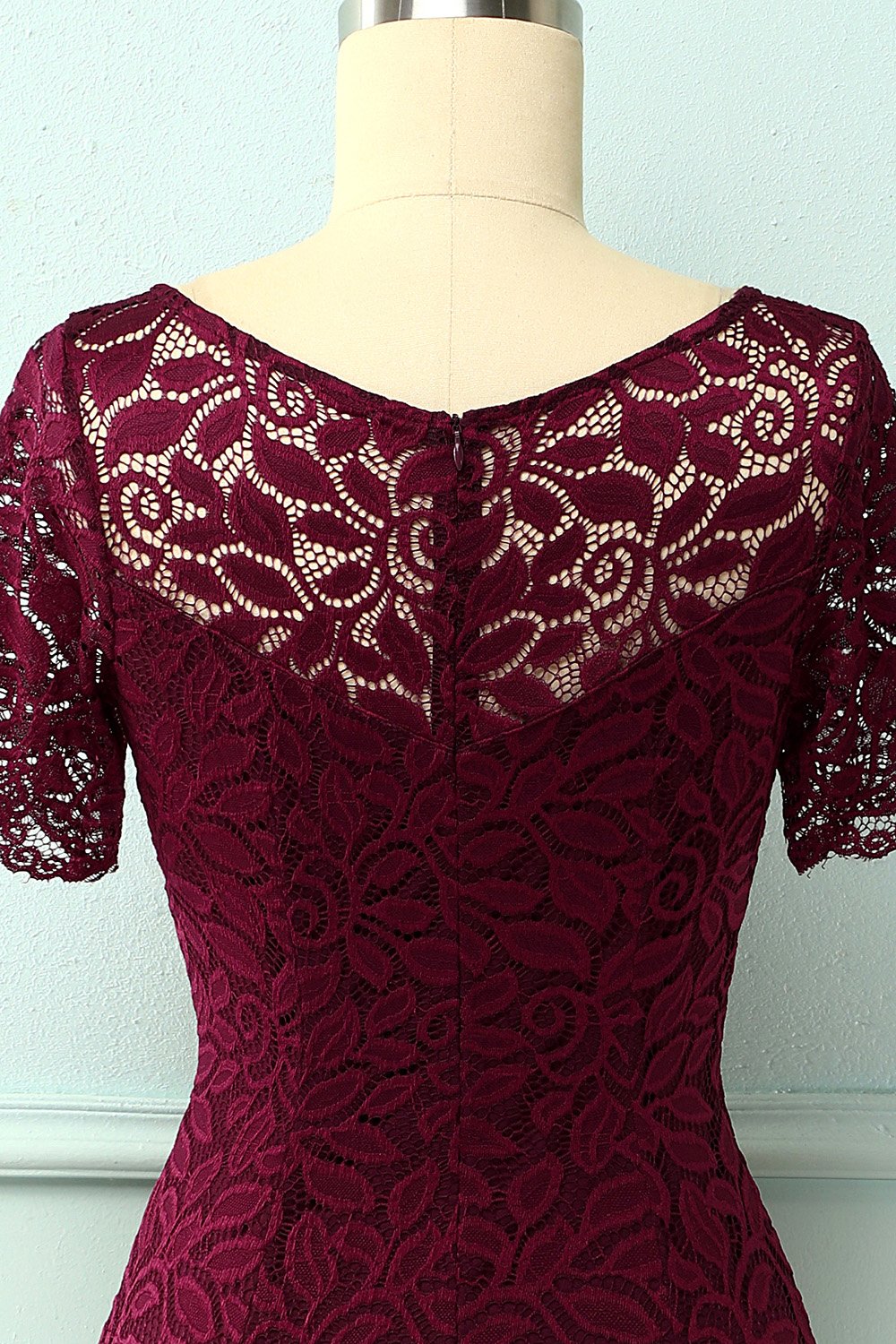 Vestido Borgonha Bodycon