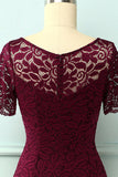 Vestido Borgonha Bodycon