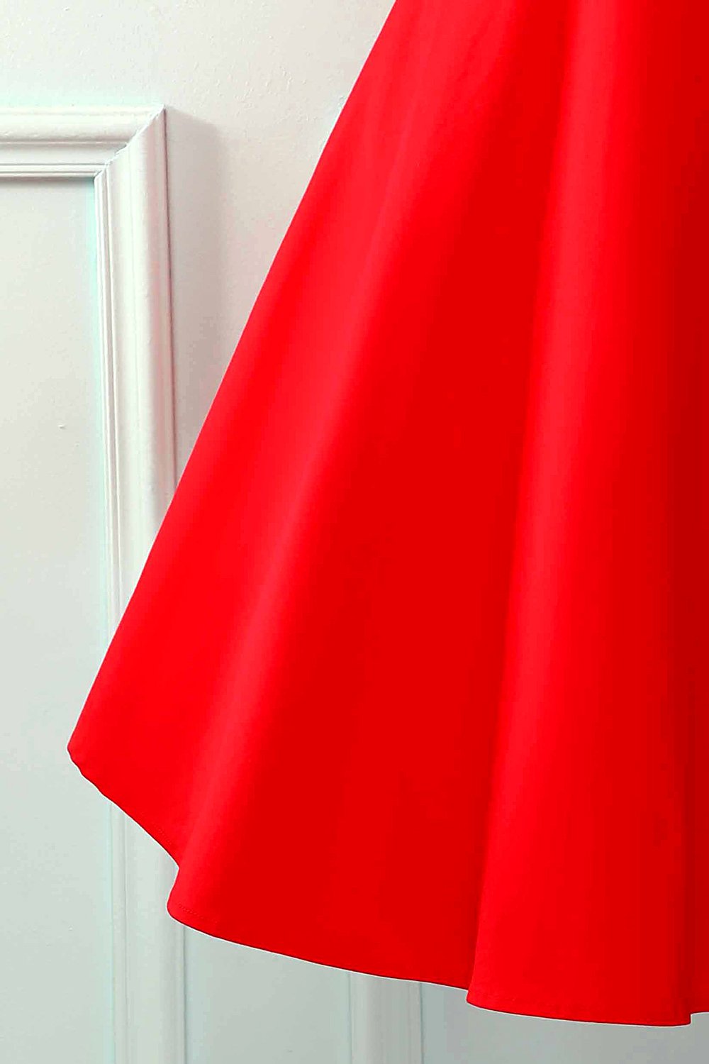 Cabresto Vermelho Vestido