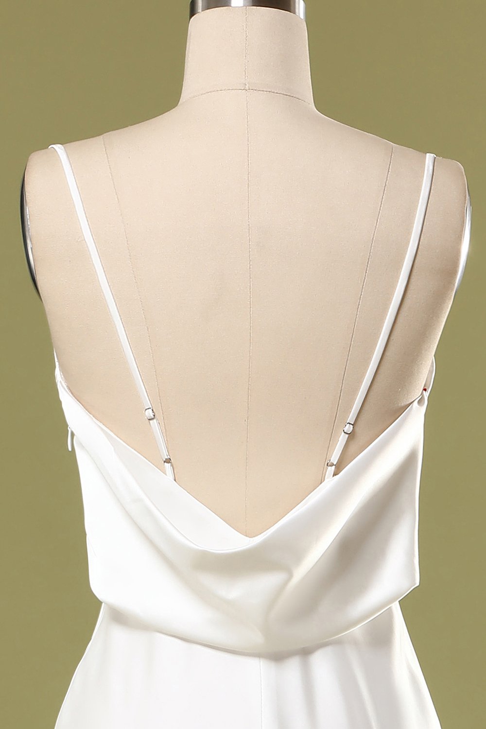 Sereia branco longo vestido de baile