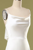 Sereia branco longo vestido de baile