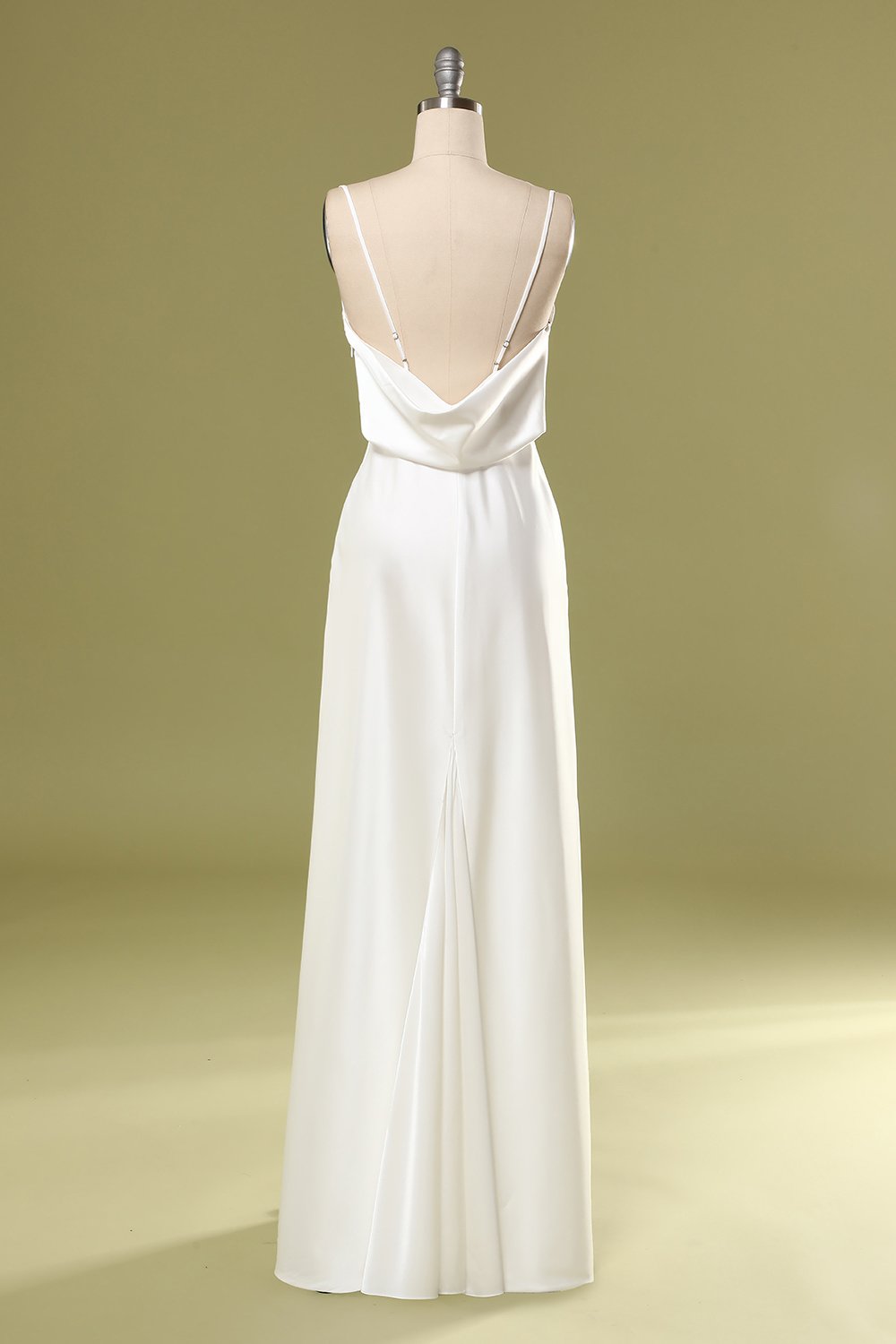 Sereia branco longo vestido de baile