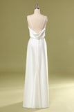 Sereia branco longo vestido de baile