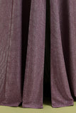 Laço de uva até vestido de cetim longo