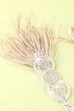 Faixa De Cabeça De Flapper Com Cercadura De Penas De 1920