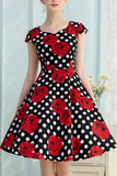 Vestido rosa dos anos 50
