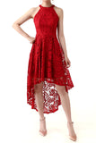 Vestido Vintage Halter Borgonha