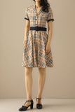 1950s Vestido Vintage  Vermelho
