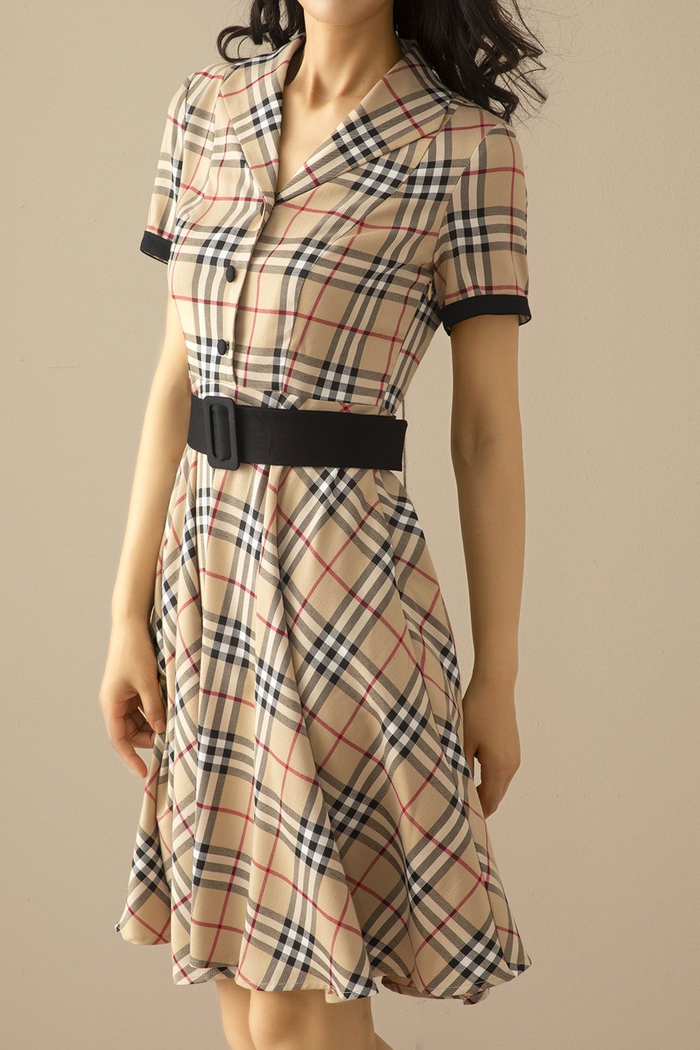 1950s Vestido Vintage  Vermelho