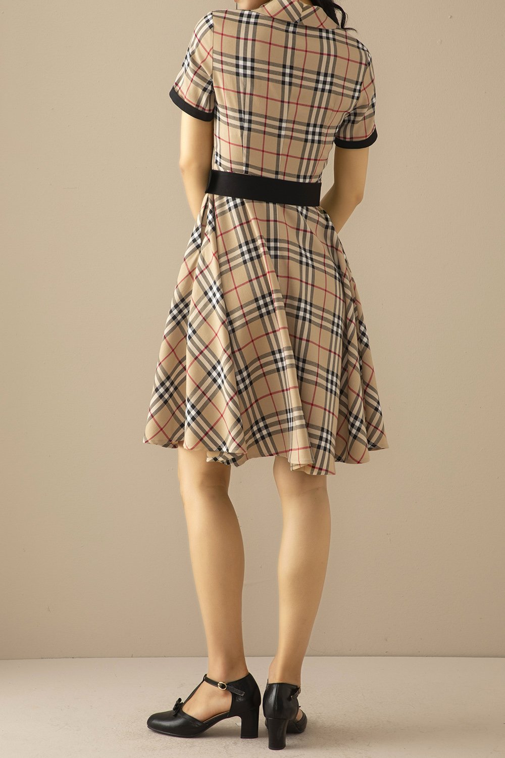 1950s Vestido Vintage  Vermelho