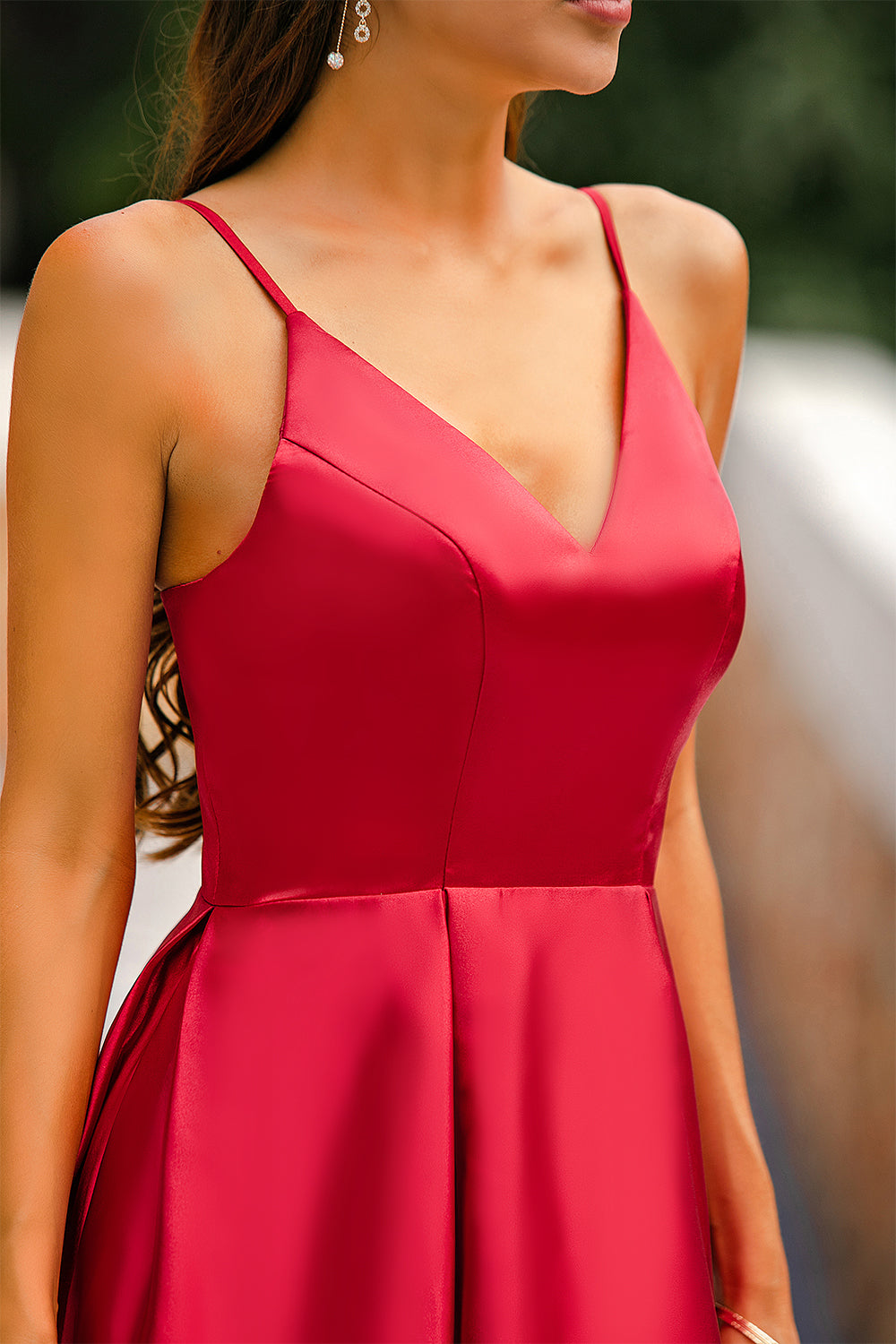 Vestido Vermelho A-line
