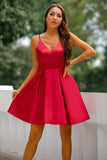 Vestido Vermelho A-line