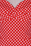 Halter impresso 1950 Pin Up Dress