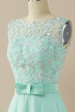 Vestido de baile longo applique