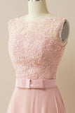 Vestido de baile longo applique