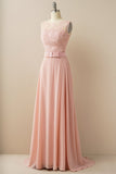 Vestido de baile longo applique