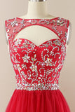 Vestido de baile de tulle de missanga