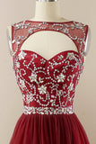 Vestido de baile de tulle de missanga
