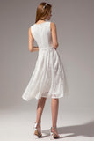 Vestido Midi de Renda Branca