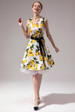 Vestido com decote em V