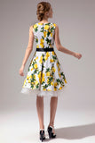 Vestido com decote em V