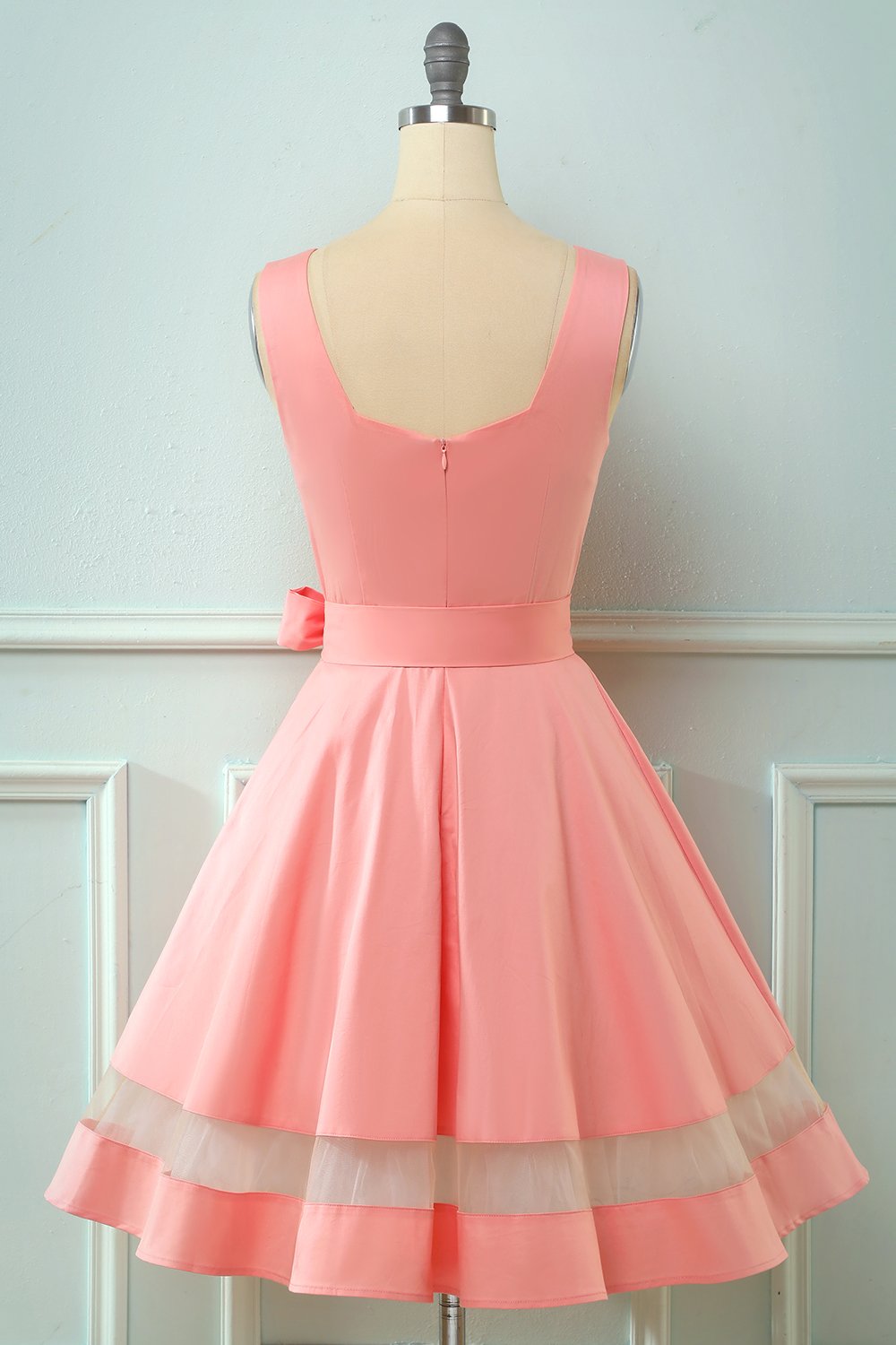 Vestido rosa vintage de 1950