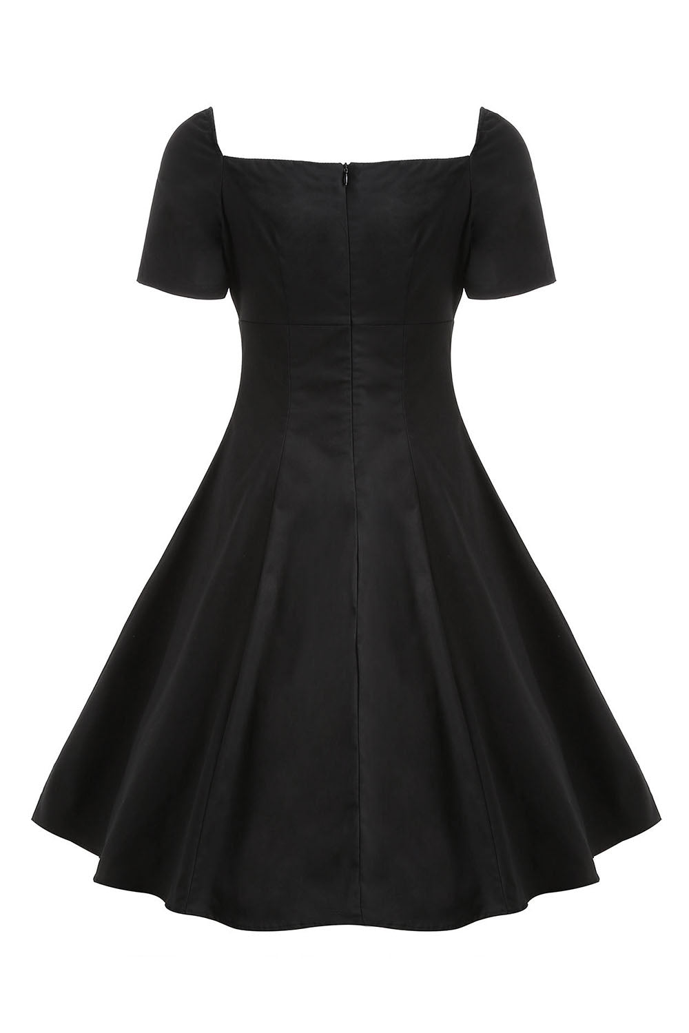 Vestido de balanço de renda vintage com renda