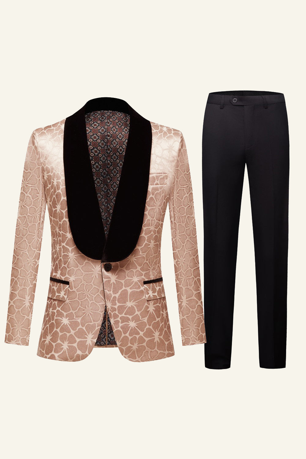 Champanhe 2 Peças Fatos Masculinos